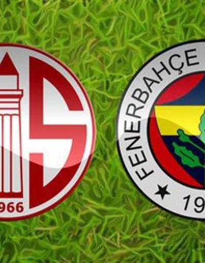Antalyaspor - Fenerbahçe maçı muhtemel 11leri