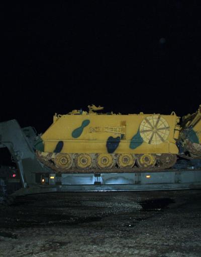 Tank, obüs ve ZPT konvoyu Şanlıurfada