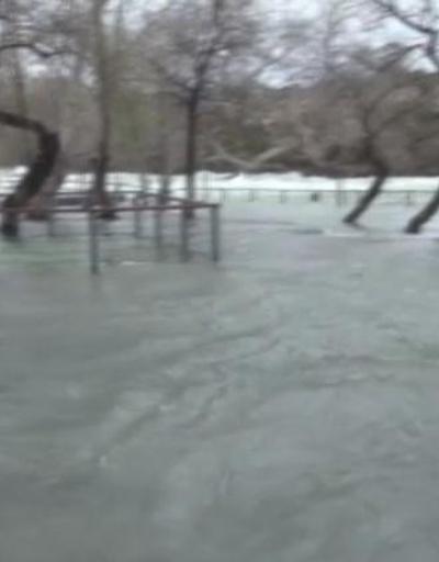 Manavgat Irmağında su seviyesi yükseldi
