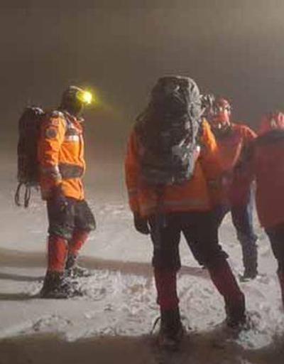 Bursada kaybolan dağcılar kurtarıldı