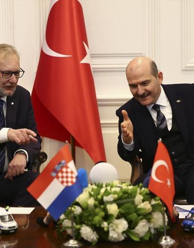 Bakan Soylu, Hırvatistan İçişleri Bakanını kabul etti