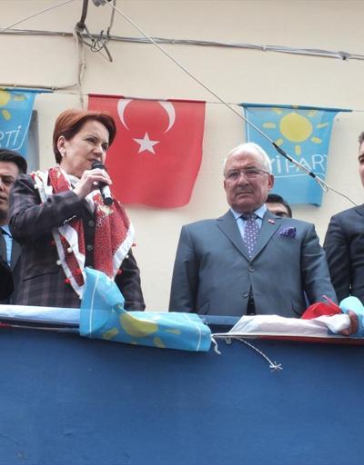 İYİ Parti Genel Başkanı Meral Akşener Mersinde