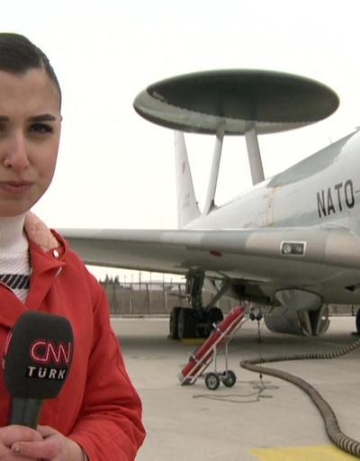 CNN TÜRK ekibi Awacs ile keşif uçuşunda...