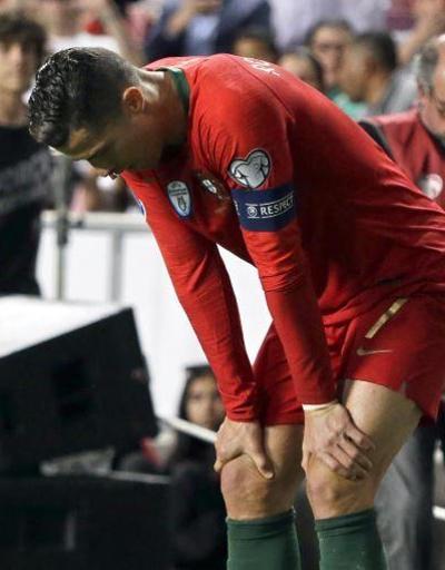 Cristiano Ronaldo sakatlandı