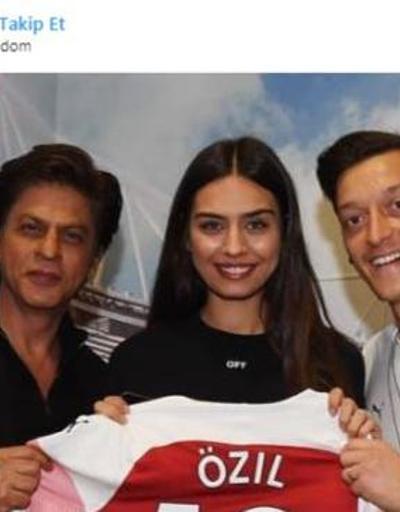 Mesut Özil ve Amine Gülşe ünlü Bollywood yıldızıyla