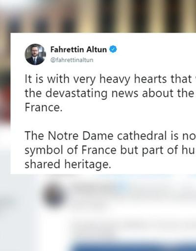 Notre Dame yangınına dünyadan tepkiler