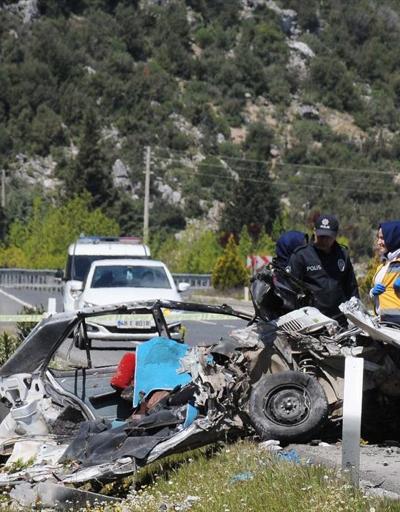 Muğlada zincirleme trafik kazası: 1 ölü, 2 yaralı