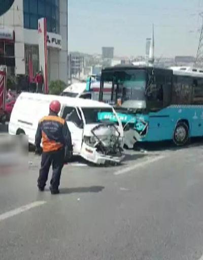 Son dakika: Halk otobüsü minibüse böyle çarptı: 1 ölü, 2 yaralı