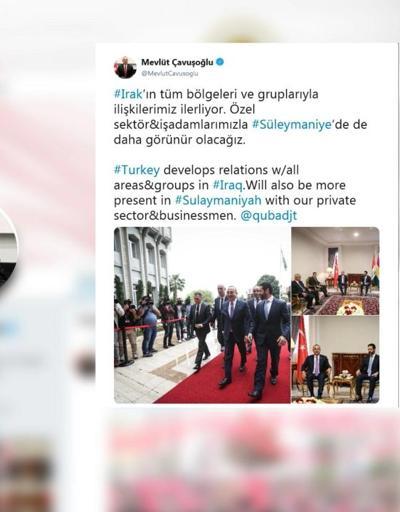 Dışişleri Bakanı Mevlüt Çavuşoğlu Erbildeydi