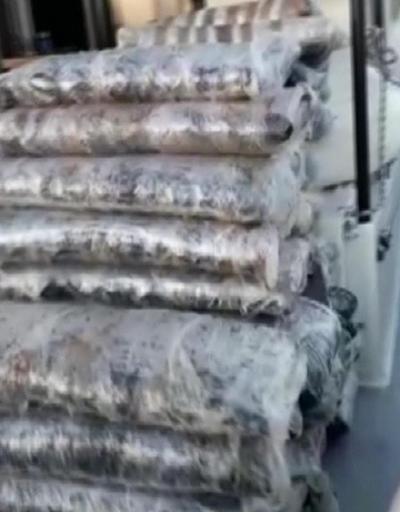 1 ton 126 kilo uyuşturucu denize dağıldı
