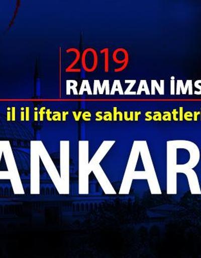 Ankara iftar saatleri… Diyanet Ankara 2019 Ramazan imsakiyesi
