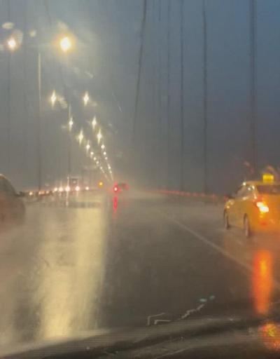 Meteoroloji uyarmıştı İstanbulda şiddetli yağış