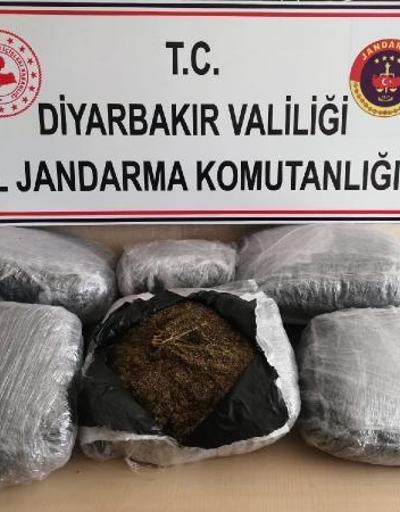 Diyarbakırda 47 kilo esrar ele geçirildi