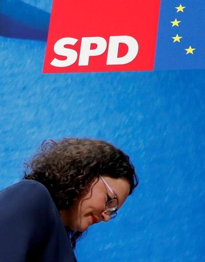 Almanyada SPD Genel Başkanı Nahles’ten istifa açıklaması