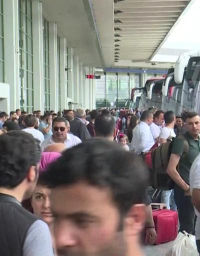 Ankara terminalinde yoğunluk sürüyor