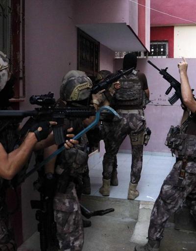 500 polisle Adana merkezli uyuşturucu operasyonu