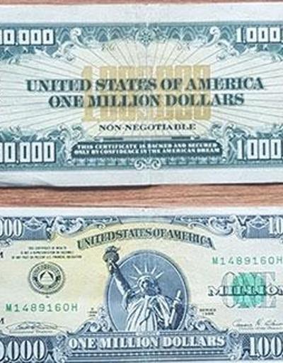 Uşakta 1 milyon dolarlık banknot ele geçirildi