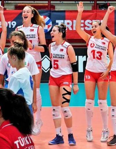 16 Yaş Altı Kızlar Avrupa Voleybol Şampiyonasında şampiyon Türkiye