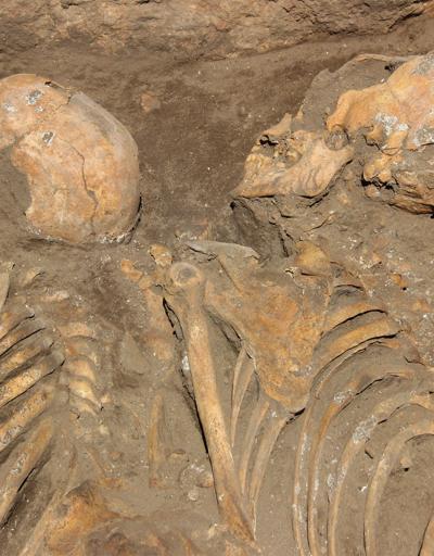 Kazı çalışmasında 5 bin yıllık insan iskeletleri çıktı