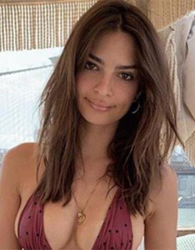 Emily Ratajkowskinin koltuk altı fotoğrafı olay oldu