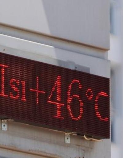 Antalyada termometreler 46yı gösterdi, sokaklar boşaldı