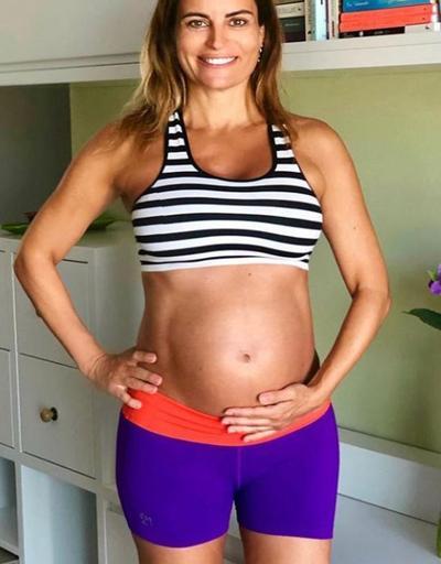 6.5 aylık hamile Ece Vahapoğlu: Çok mutluyum, 60 oldum