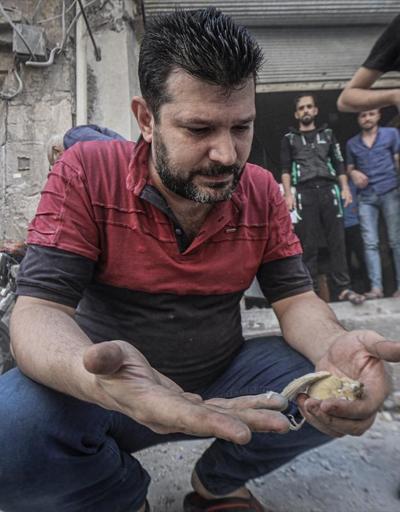 İdlibe yoğun hava saldırıları sürüyor O an hayat durdu