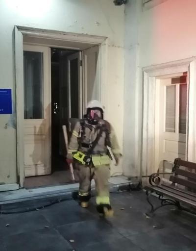Galatasaray Üniversitesinde yangın paniği