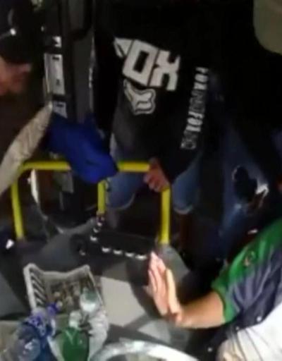 Meksika’da otobüs sürücülerinin kâbusu ‘palalı gaspçılar’ kamerada