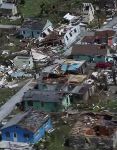 Kasırganın vurduğu Bahamalardaki tablo dehşet verici