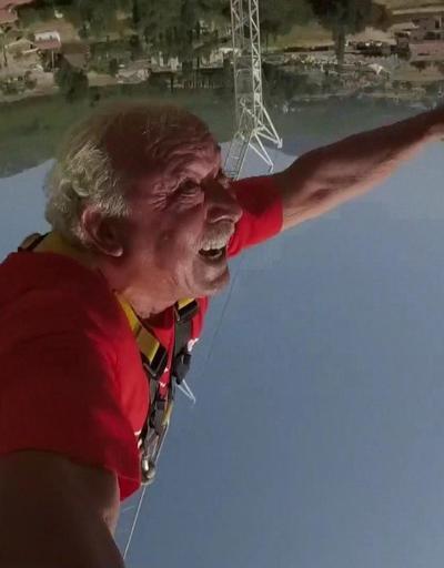 72 yaşındaki profesörün bungee jumping deneyimi