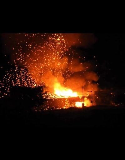 Son dakika... KKTCde askeri bölgede meydana gelen patlamadan ilk kareler