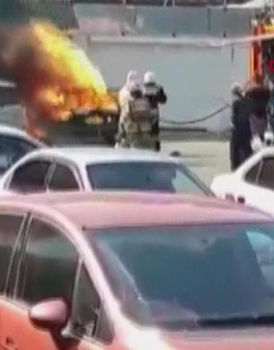 Rusyada LPGli araç patladı