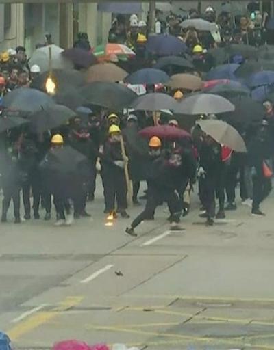 Hong Kong’da protestolar
