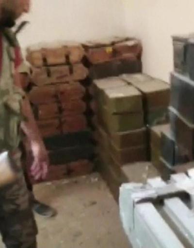 YPGye ait büyük silah deposu ele geçirildi
