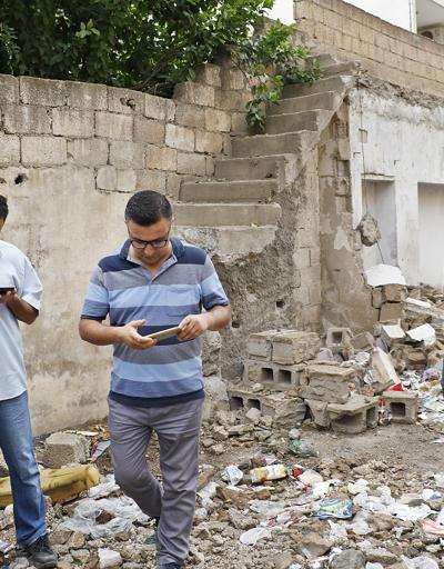 11 sivilin şehit olduğu Nusaybinde hasar tespiti yapıldı