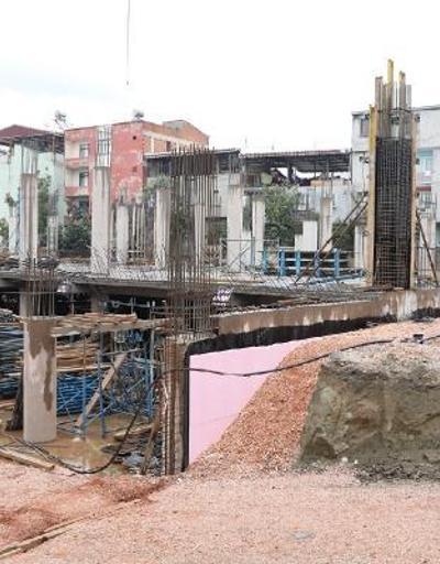 Gürsu’daki kapalı pazar yeri inşaatı devam ediyor