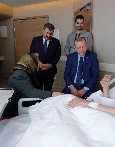 Erdoğan, hastanedeki eski Adalet Bakanı Kazanı ziyaret etti