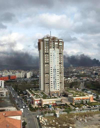 Son dakika: İstanbulda askeri bölgede yangın