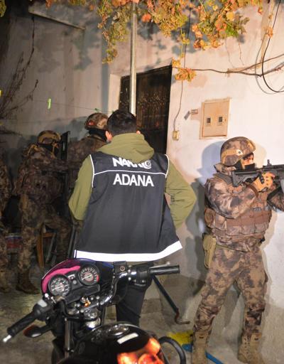 Adanada dronelu uyuşturucu operasyonu 16 kişi tutuklandı