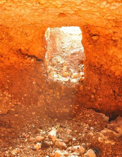 Roma dönemine ait kaya mezar bulundu