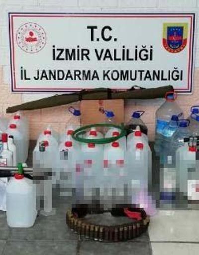 İzmirde sahte içki operasyonu: 5 gözaltı