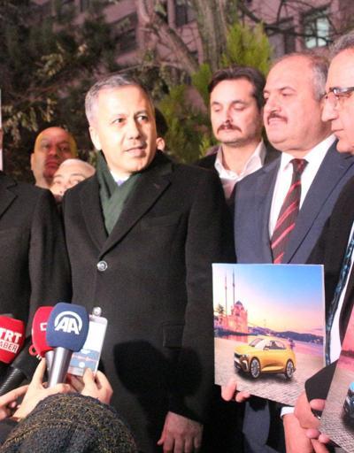 İstanbul Valisinden taksicilere yeni yıl ziyareti