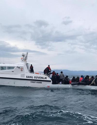 193 göçmen Çanakkale açıklarında yakalandı