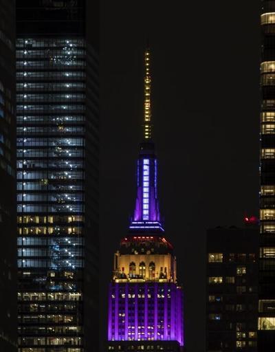 Empire State binası Kobe Bryant anısına ışıklandırıldı