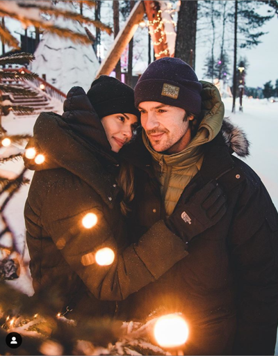Larissa Gacemer ile Burak Gacemer Finlandiyada aşk tazeledi