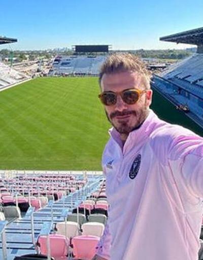 Beckhamın kulübüne pembe stadyum