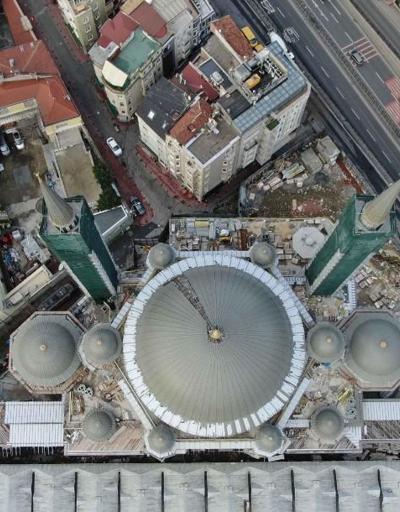 İşte Taksim Camii inşaatında son durum