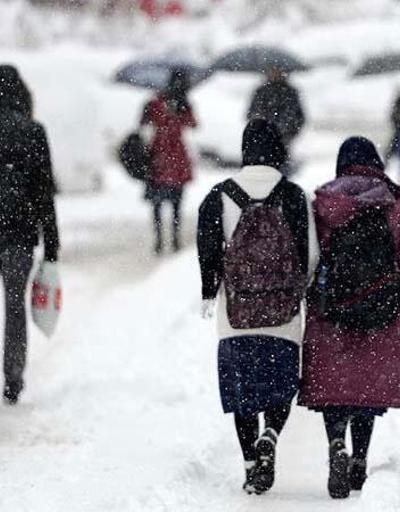 Eğitime kar engeli 13 Şubat 2020de okulların tatil olduğu iller