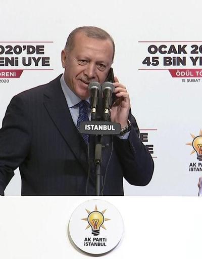 Cumhurbaşkanı Erdoğandan AK Parti üyelerine telefon sürprizi